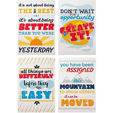 Motivational Posters for Classroom, Inspirational Teacher Supplies (13 ...