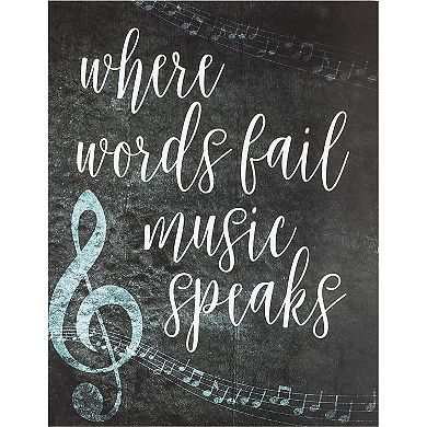 Music Classroom Posters, Inspirational Quotes (11 X 14 In, 6 Pack)