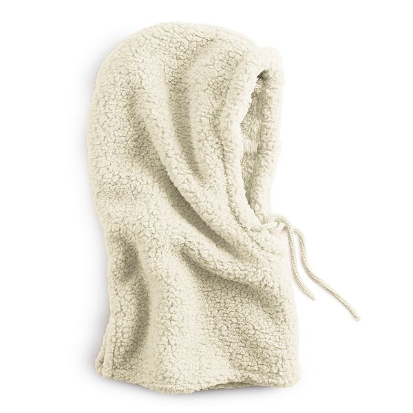 Women's Sonoma Goods For Life® High Pile Fleece Balaclava - Ivory