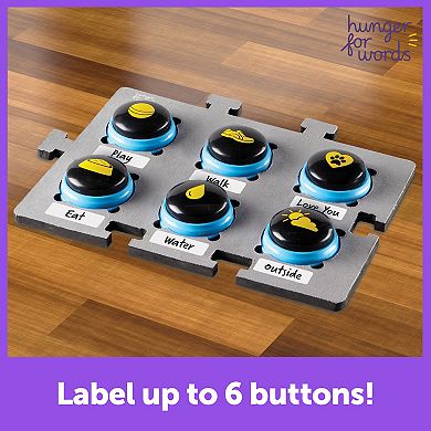Hunger For Words Talking Pet Button Mat