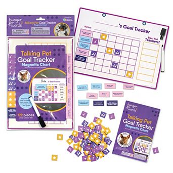 Hunger For Words Talking Pet Goal Tracker Magnet Set