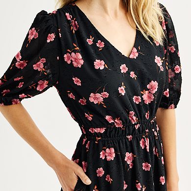 Women's Draper James Cinched Floral Mini Dress