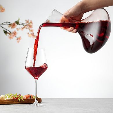 JoyJolt Lancia 40-oz. Crystal Wine Decanter