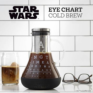 JoyJolt Star Wars Eye Chart 1.5-Liter Cold Brew Coffee & Tea Maker