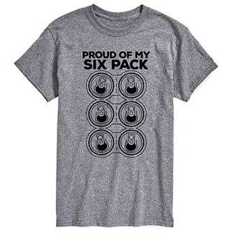 Big & Tall Proud of My Six Pack Graphic Tee