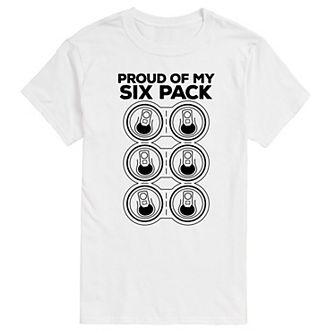Big & Tall Proud of My Six Pack Graphic Tee