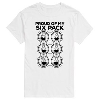 Big & Tall Proud of My Six Pack Graphic Tee