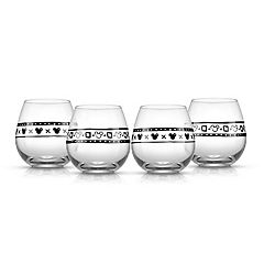 Food Network™ Modesto 4-pc. Stemless White Wine Glass Set