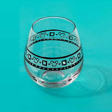 Disney's Mickey Mouse 4-pc. Geometric Picnic Stemless Wine Glass Set by JoyJolt