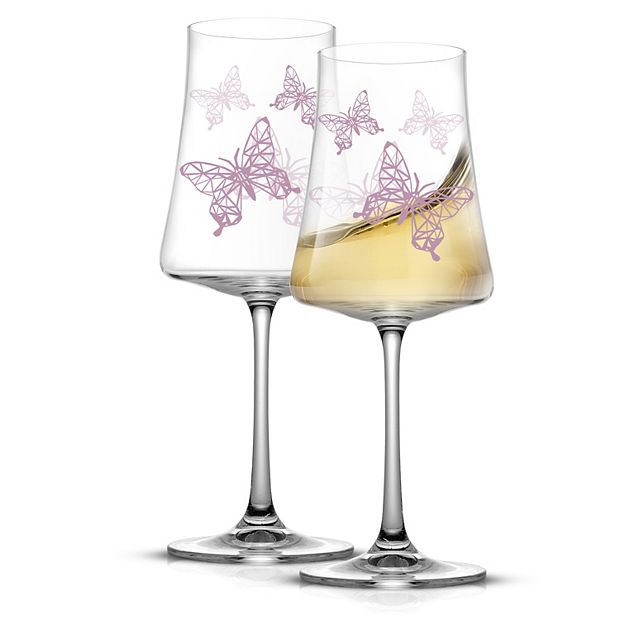 Swirl White Wine Glasses - Set of 2pc in a gift box – Julianna Glass