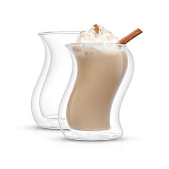 JoyJolt Pivot Set of 2 Double Walled Glasses