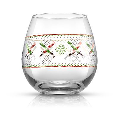 JoyJolt Star Wars Ugly Sweater Collection 4-pc. Stemless Wine Glass Set