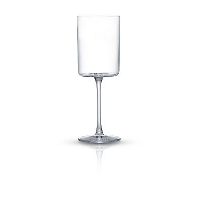 JoyJolt Claire Set of 4 Cylinder White Wine Glasses