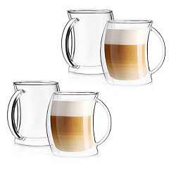 Joyjolt Caleo Collection Double Wall - Set Of 4 - Insulated