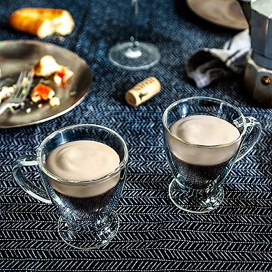 JoyJolt Declan Irish 4-pc. Double Walled Espresso Glass Set