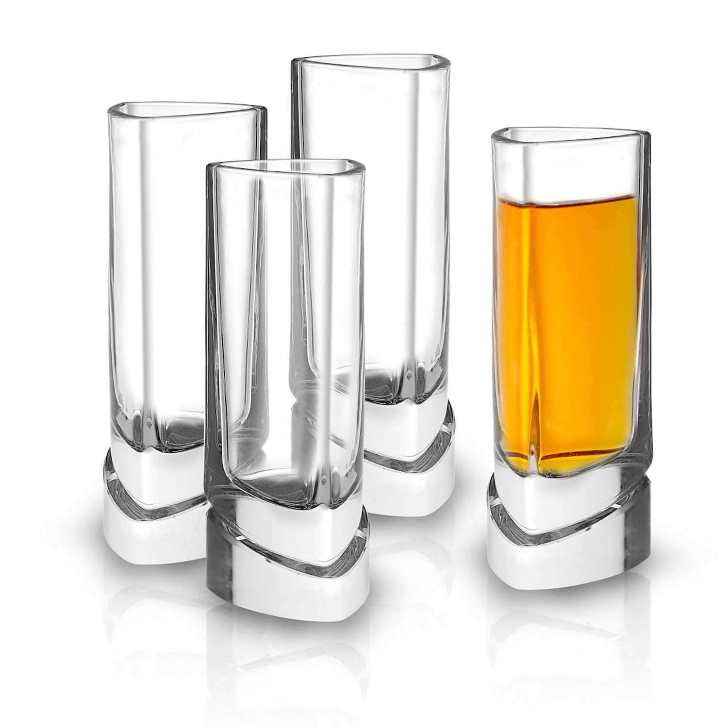 JoyJolt 6-Pack Heavy Base Shot Glass Set, 2-Ounce Glasses