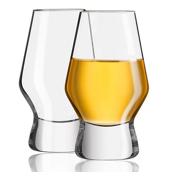 Joyjolt Halo 2 Pc Crystal Whiskey Glass Set 4679