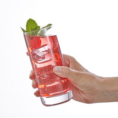 JoyJolt Faye 12-pc. Crystal Highball Drinking Glass Set