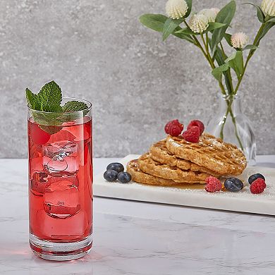 JoyJolt Faye 12-pc. Crystal Highball Drinking Glass Set