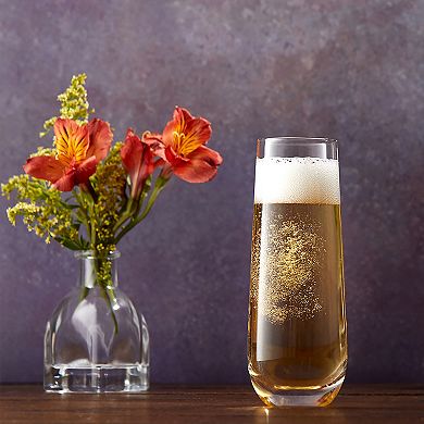 JoyJolt Milo 16-pc. Stemless Champagne Flute Glass Set