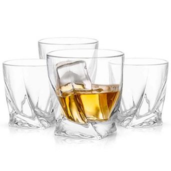 JoyJolt Atlas 4 pc Whiskey Glass Set