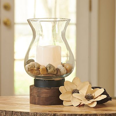 Studio 66 Artifact Hurricane LED Candle Holder