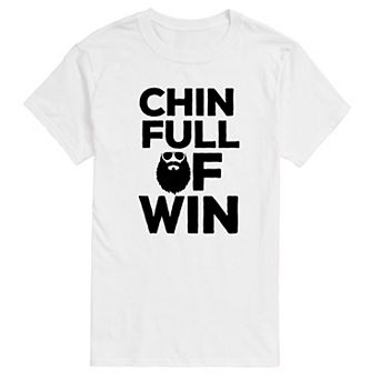 Big & Tall "Chin Full of Win" Graphic Tee