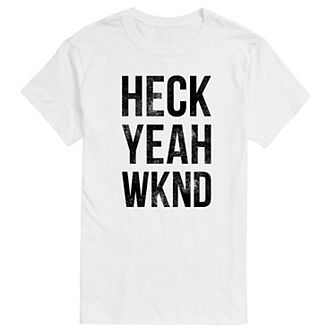 Big & Tall "Heck Yeah Wknd" Graphic Tee