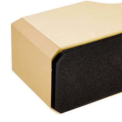 2 Piece Matte Gold Stapler and Tape Dispenser Set for Desk, Home, Office