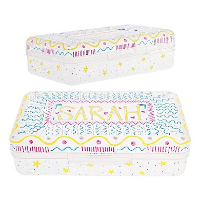 4 Pack Clear Plastic Pencil Cases for Students, School Supplies, 4 Colors