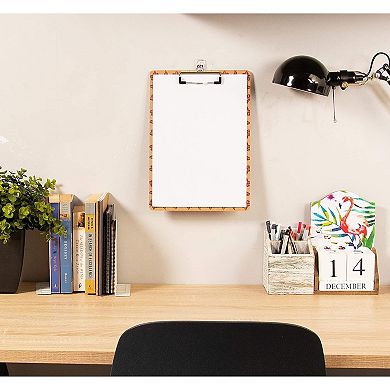 20-Pack 4 inch Mountable Clipboard Clips with Screws, Rubber Grip, Hanging Hole