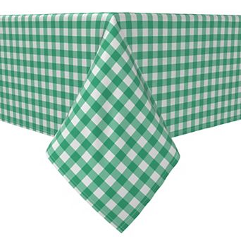Rectangular Tablecloth, 100% Cotton, Plaid 3