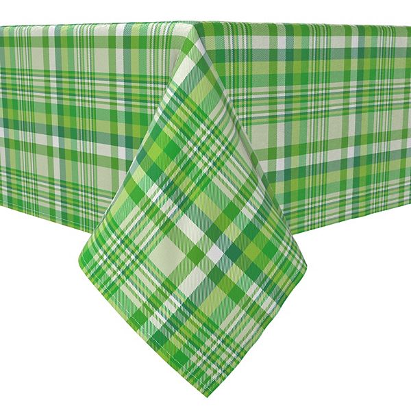 Rectangular Tablecloth, 100 Cotton, Plaid 12