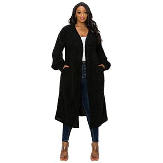 Serilda Faux Feather Cardigan