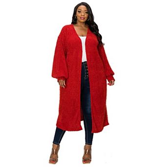 Serilda Faux Feather Cardigan