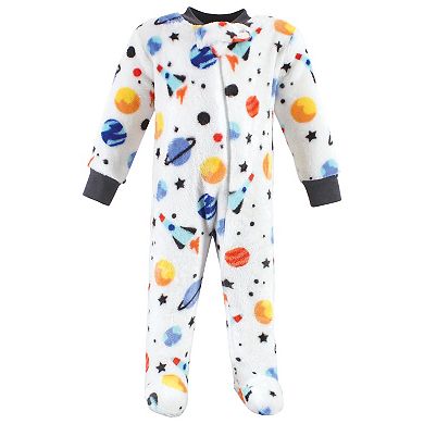Hudson Baby Infant Boy Plush Sleep and Play, Space Adventure