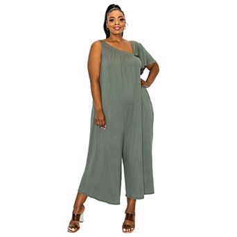Kahtia Wide-Legged Pocket Jumpsuit