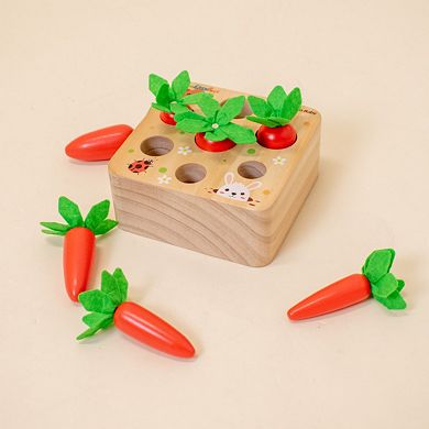 Wooden Carrot Toy Puzzle