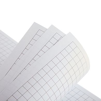 6 Pack Spiral Bound Graph Paper Notebooks for College Writing, Sketching, 6x9 In