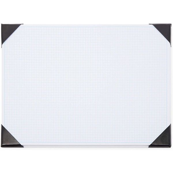 Large Desk Blotter Graph Paper Pad for Office Supplies (17 x 12 Inches)