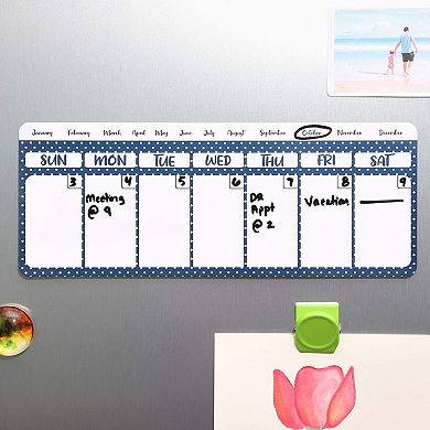 4 Pack Magnetic Dry Erase To Do List Refrigerator Calendar Planner, 11 x 4.2"