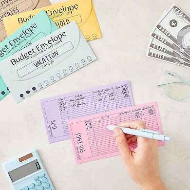 96 Pack Budgeting Envelopes for Money Saving Challenge, Tracking Funds