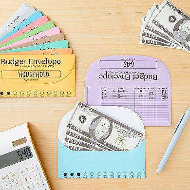96 Pack Budgeting Envelopes for Money Saving Challenge, Tracking Funds