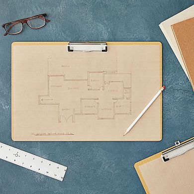 2 Pack Extra Large 11.5 x 17.4 inches Clipboard w/ Low-Profile Clip