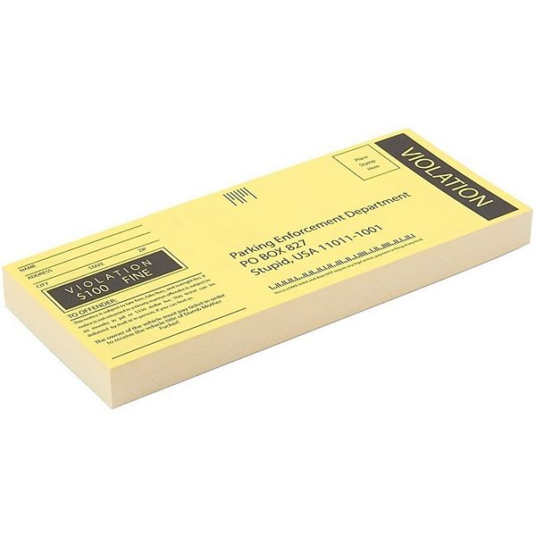 Blue Panda 100Sheet Fake Parking Tickets Ticket Prank, Gag Gifts