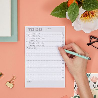 6-Pack To Do List Notepads with 60 Sheets for Daily Reminders, Notes, 8.5 x 5.5"