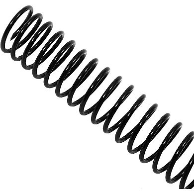 50x Black Spiral Binding Coils, Plastic Spines, 160 Sheets, 20mm, 12", 4:1 Pitch