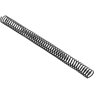 50x Black Spiral Binding Coils, Plastic Spines, 160 Sheets, 20mm, 12", 4:1 Pitch