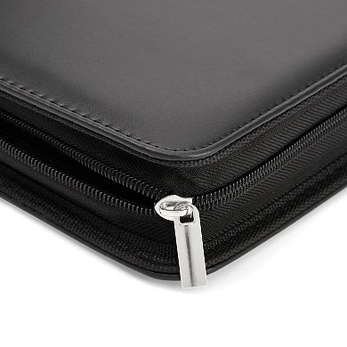 360 Card Pocket Binder With Zipper 9 Pocket Trading Cards Album Folder, Black