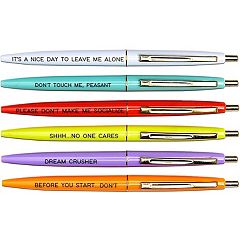 Ballpoint Pens Medium Point 1.0MM with Funny Quotes and Insults